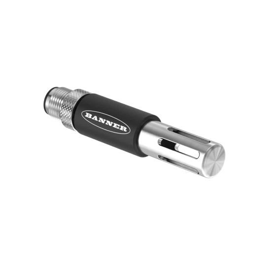 The S15 temperature and humidity sensor is in a compact form factor and features IO-Link communication