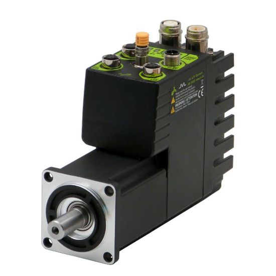 The MAC404 servo motor packs 400 W of continuous power and features a built-in drive and controller