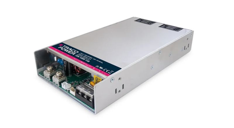 Traco Power has expanded its TXN line of metal-enclosed AC/DC power supplies with a 1000 W series