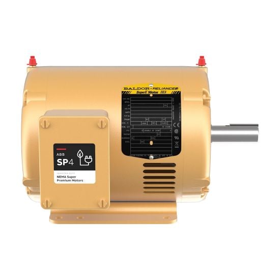 ABB’s new Baldor-Reliance SP4 motor variant features an integrated shaft-grounding ring