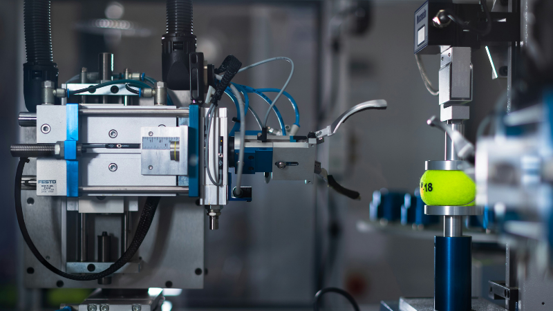 Testing equipment with electrical actuators