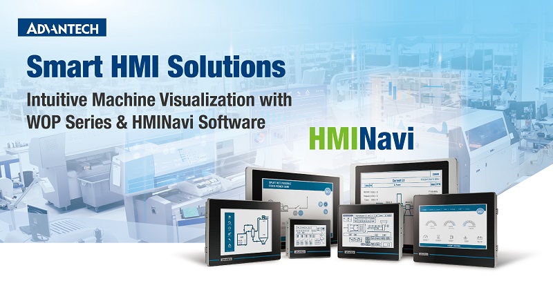 The HMINavi features several different screen sizes to suit many different industrial applications.