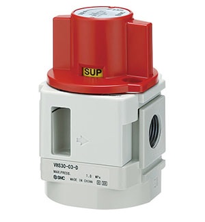  Figure 2. Shut-off valve with a lock-out and pressure relief features.
