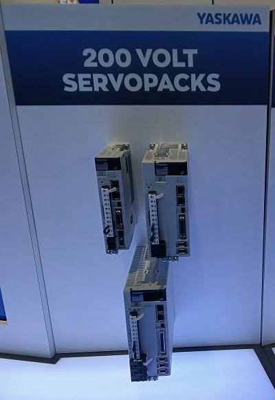 Yaskawa servo drives.