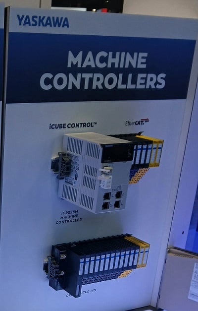 Yaskawa iCube and iC9226 machine controllers.