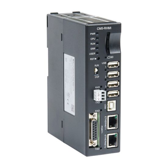 The new C-more CTM industrial monitors are compatible with AutomationDirect’s C-more CM5-RHMI headless HMIs (pictured above)