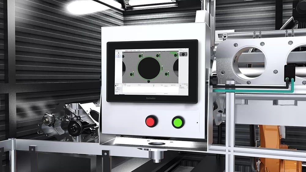 The APC series functions as a compact panel PC to be used in place of an HMI.