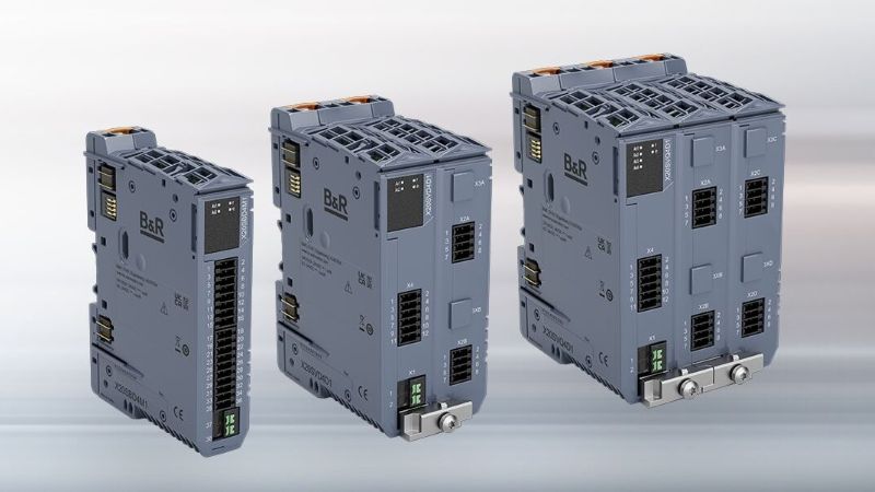 The ACOPOS X2 and X4 drives interface with B&R’s X20 platform