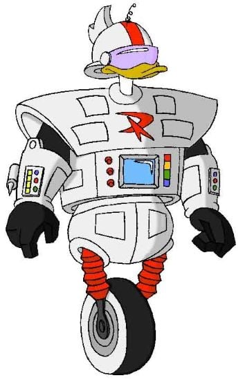 Gizmoduck from Darkwing Duck, the 90’s cartoon