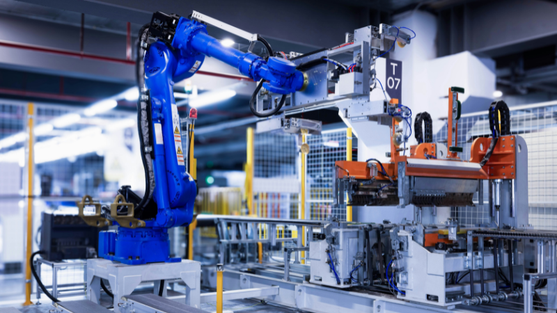 Industrial robots use remote I/O because of the I/O density, with only
Ethernet and power being required.