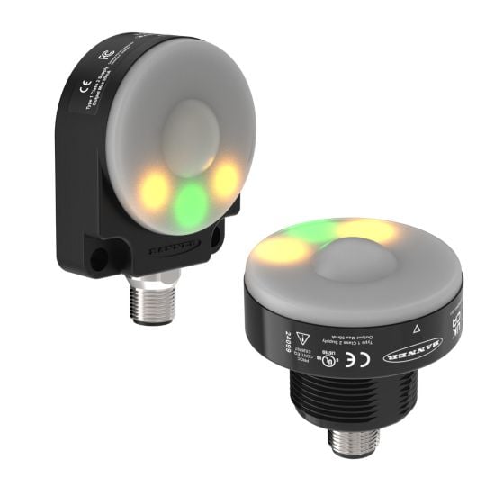 The K50R radar sensor delivers reliable long-range detection and real-time diagnostics when paired with an IO-Link master like the DXMR90