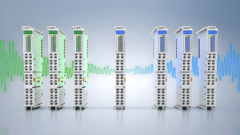 Beckhoff’s newest EtherCAT terminal blocks feature 16-bit resolution