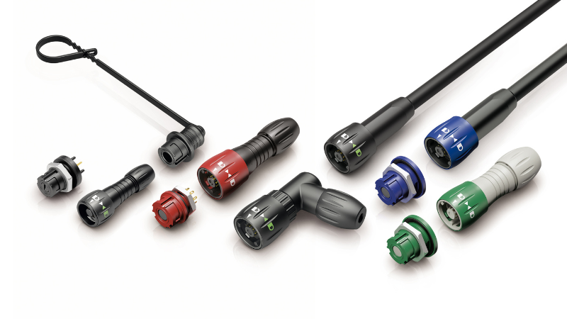 The NCC circular connector family is available in subminiature and miniature variants