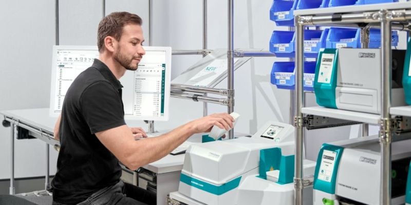 Phoenix Contact’s MARKING system software enables users to monitor and execute print jobs via a bidirectional OPC UA communication interface