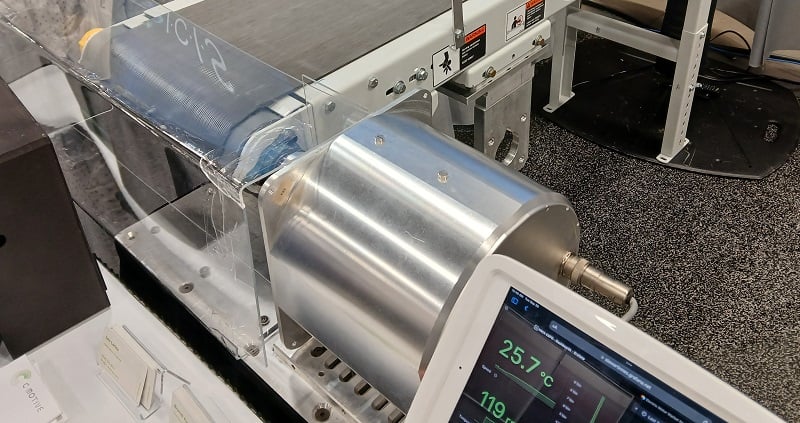 C-Motive motor attached to a conveyor application.