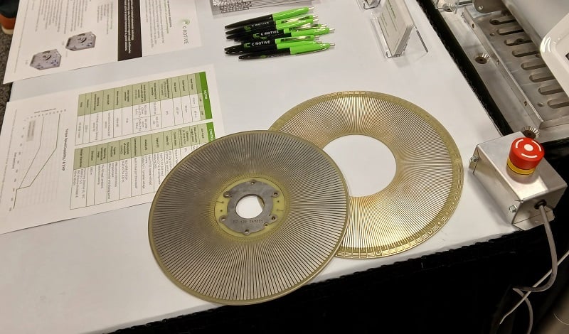 Stator and rotor plates for these motors.