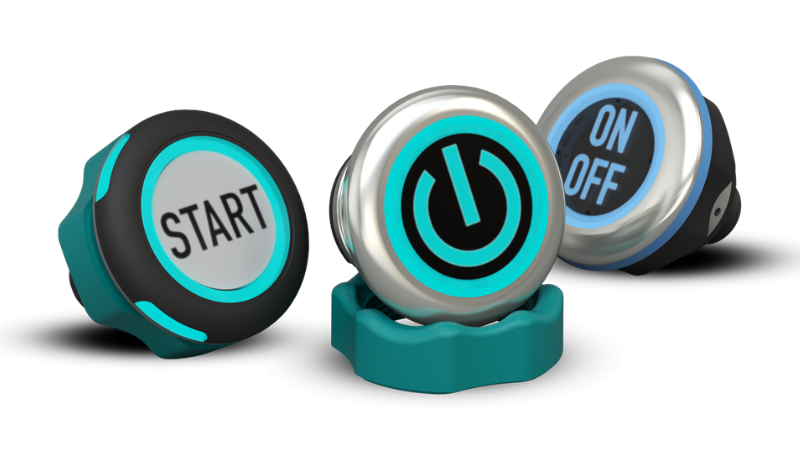 Captron’s CANEO series10 touch buttons and LED signals, now with UL Listing