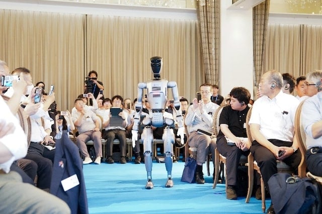 The Dobot Atom humanoid robot announced plans for global delivery late last month in Nagoya, Japan