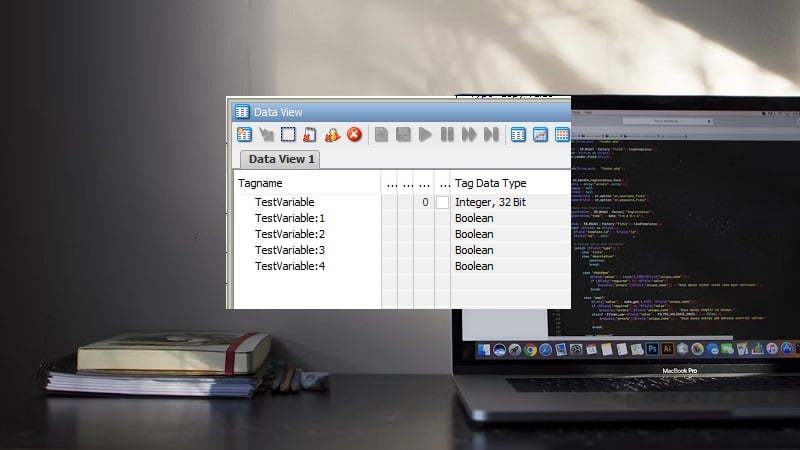 Figure 1. Laptop and tag listing with dot notation.