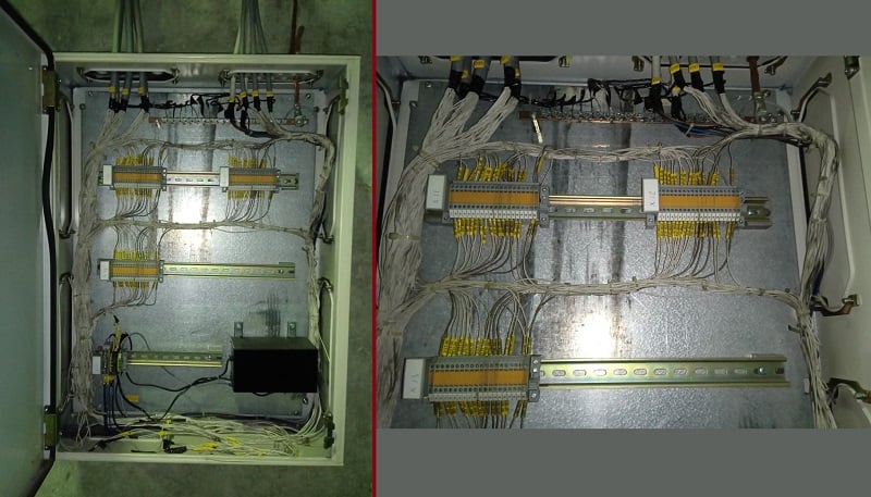  Figure 1. Conventional 4-20 mA current loop wiring in the terminal box.