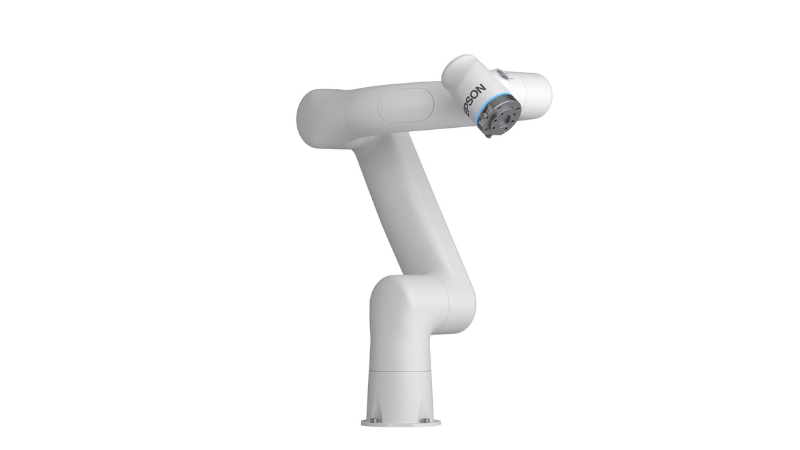 Epson’s AX6 six-axis robot features a 900 mm reach and 6 kg payload
capacity.