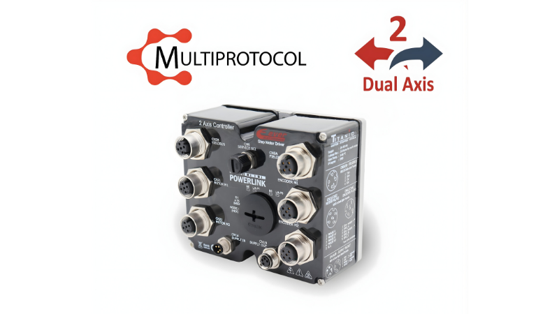 Ever Motion Solutions’ Palladio line of stepper motor drives features a nearby configuration for on‑machine mounting