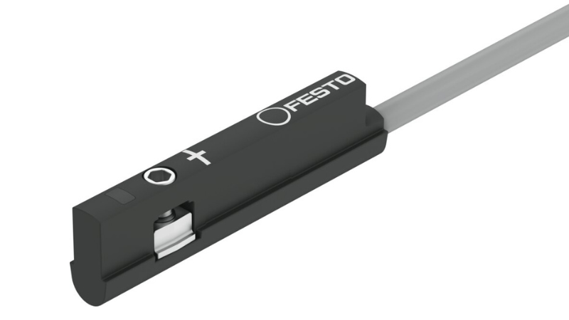 The Festo SDAC-MHS position transmitter for cylinder and gripper position monitoring
