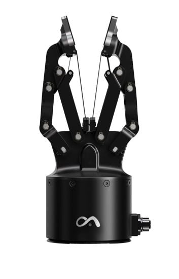 Flexiv’s Grav Enhanced Gecko Gripper features a V-mode that uses an adhesive inspired by geckos.