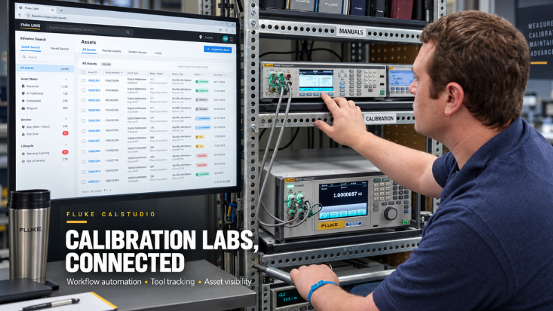 Fluke’s latest CalStudio release adds workflow automation, tool tracking, and asset visibility features for calibration laboratories