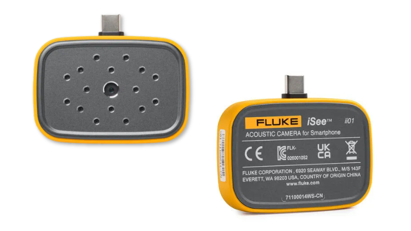 Fluke has added the ii01 Acoustic Camera to its iSee mobile imaging series