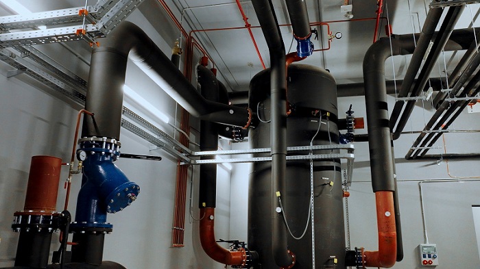  Figure 2. Boiler in HVAC room.
