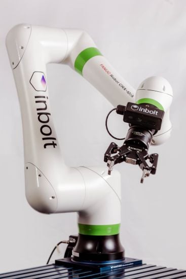 Inbolt’s real-time 3D vision software enables FANUC’s CRX cobots and industrial robots to operate production tasks on moving assembly lines