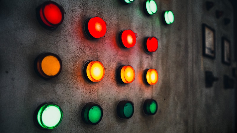  Figure 2. Industrial indicators are designed for systems with a wide range of voltages.