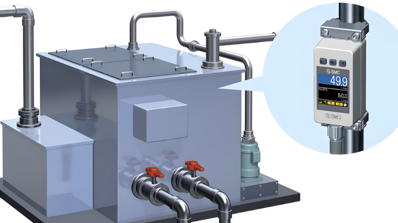 The PFUW clamp-on sensor can be used in applications ranging from drainage management to bottle filling and coolant monitoring