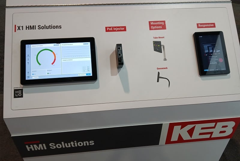 KEB offers HMI solutions that work alongside motor and motion systems.