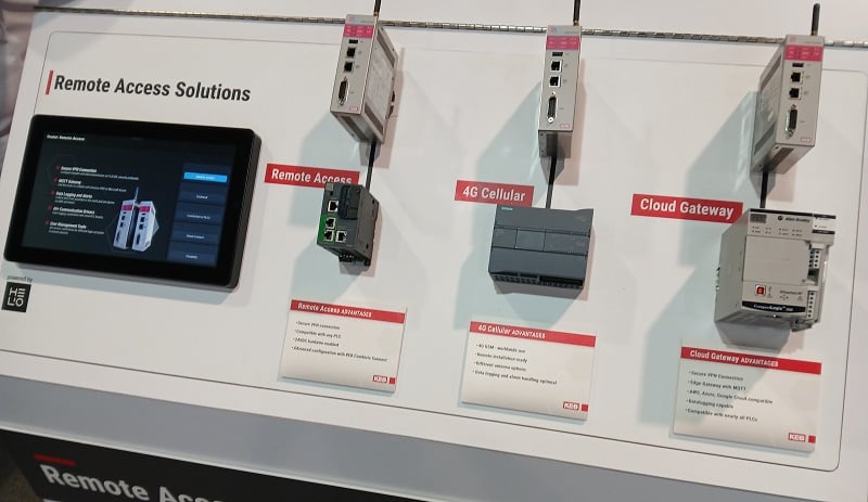 Remote maintenance for diverse systems is possible with the right networking equipment.