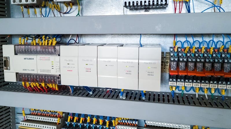  Figure 3. Ladder logic can adapt to projects from basic coils to motion control and network protocols.