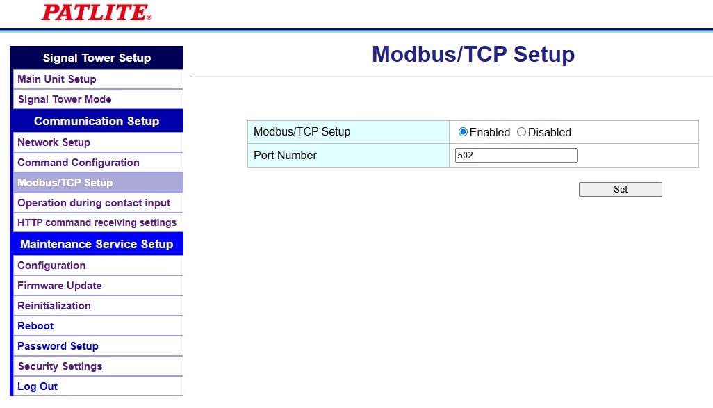 Figure 2. Verifying Modbus communication.
