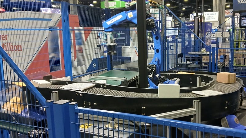 A MODEX demo of vision mixed with motion planning for mixed-SKU
sorting.