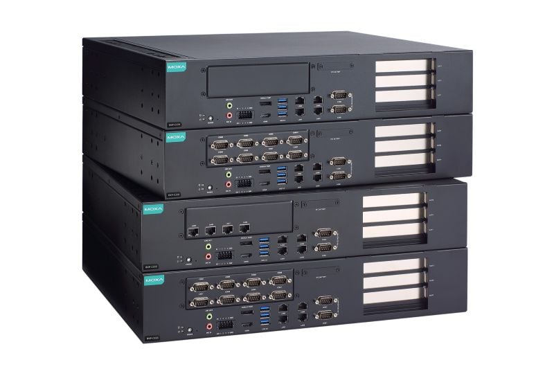 Moxa Introduces Fanless Rackmount IPCs Built for Edge AI Applications