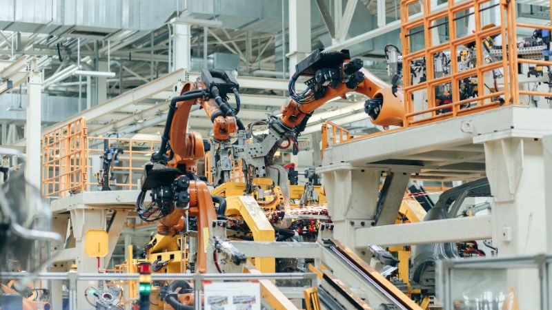 Data produced in industrial automation processes can be stored on a server for analysis and management