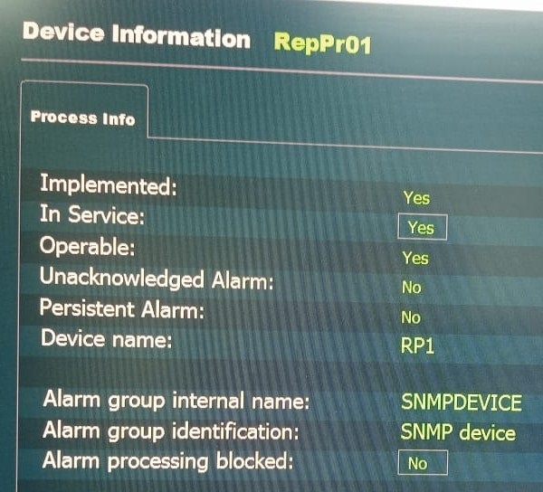 Figure 4. Monitor and report the network printer status on the operator HMI using the SNMP protocols.
