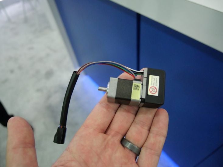 Check out one of the tiniest servo motors I have ever seen