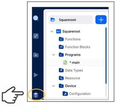  Figure 5. OpenPLC bug icon.