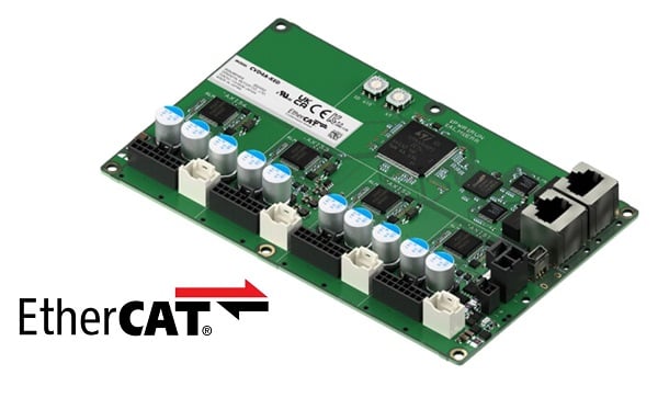 CVD series stepper motor drive with EtherCAT technology.