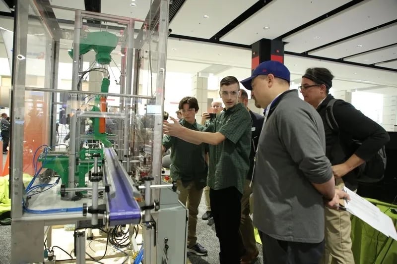 The very first Pack Challenge in 2022: the winning team was Waterford Union High School.