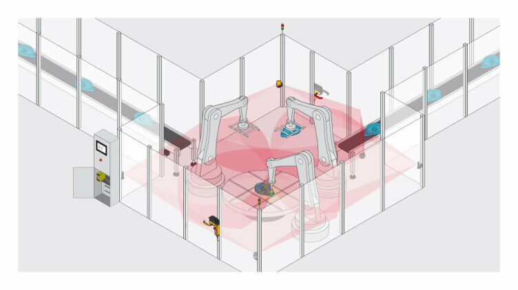 The PSENmgate safety system simultaneously keeps equipment accessible and workers safe