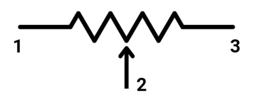 Figure 2. Potentiometer symbol.