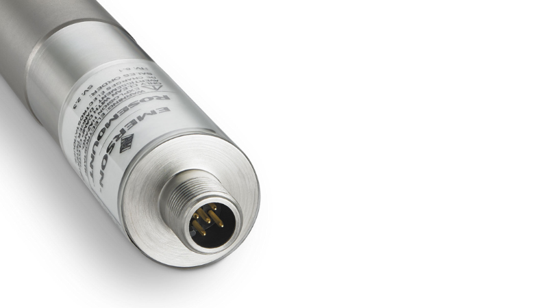 The Rosemount 350A features a standard 5-pin M12 connector for quick, plug-and-play installation and setup