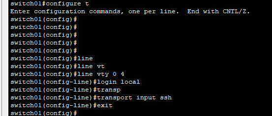 Figure 4. SSH protocol connection for 4x concurrent remote connections.